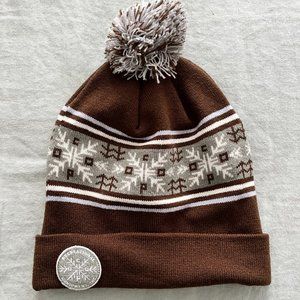 REI Patched Unisex Pom Beanie